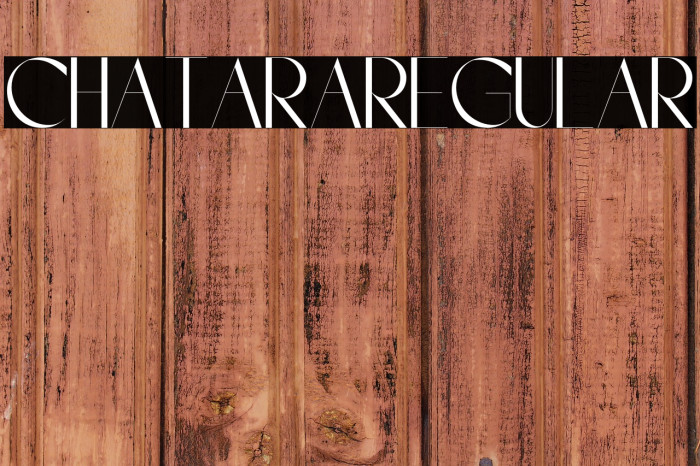 Chatara-Regular Example 2