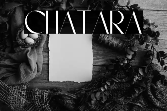 Chatara Font examples