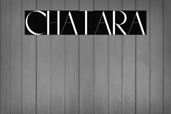 Chatara Font examples