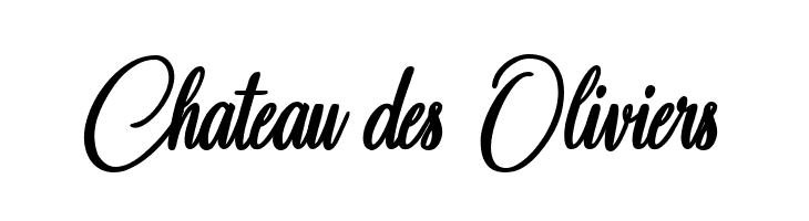 Chateau des Oliviers  免费字体下载