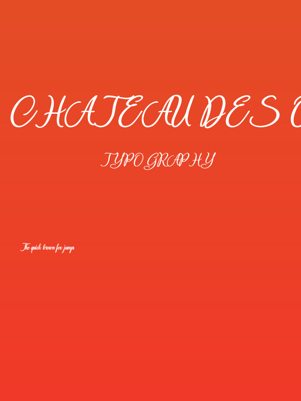 Chateau des Oliviers Poster