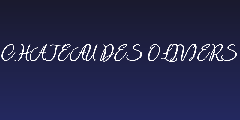 Chateau des Oliviers Social Header