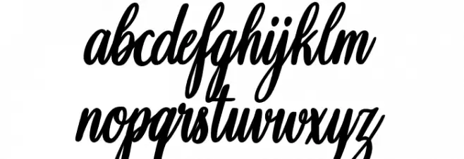 Chateau des Oliviers Schriftart Kleinbuchstaben