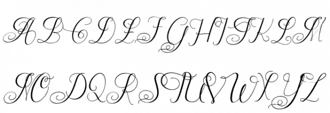 ChateauxdesOlives Schriftart Groß