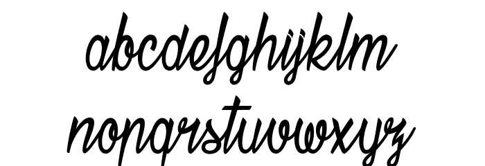 Chatelain des Radis_PersonalUseOnly Font LOWERCASE