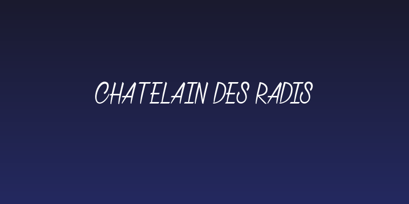 Chatelain des Radis Social Header