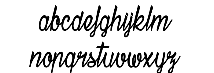 Chatelain des Radis Font LOWERCASE