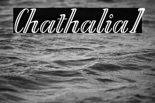 Chathalia1 Font examples