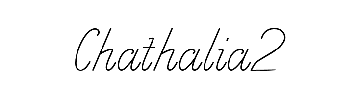 Chathalia2  Frei Schriftart Herunterladen