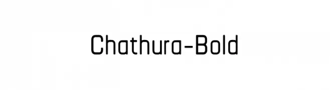 Chathura-Bold  Fuentes Gratis Descargar