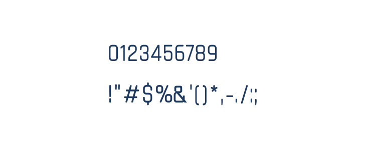 Chathura-Bold Other Characters