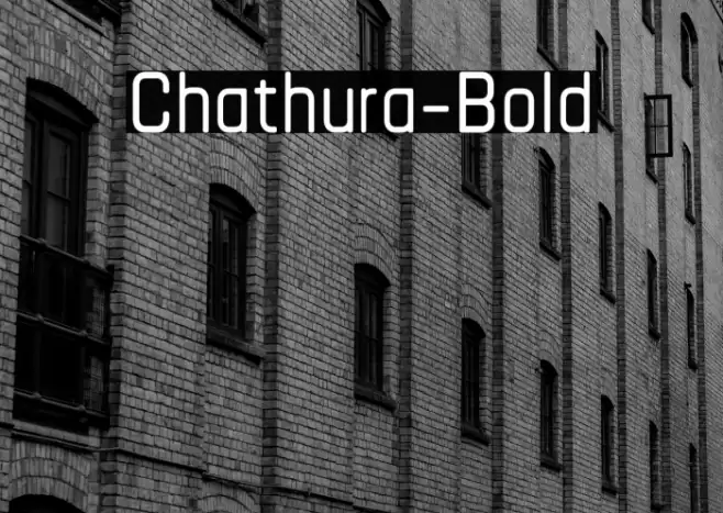 Chathura-Bold Font examples