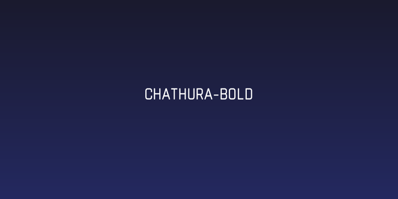 Chathura-Bold Social Header