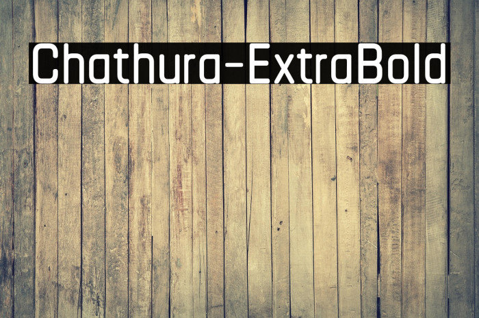 Chathura-ExtraBold Example 1