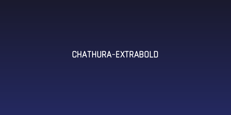 Chathura-ExtraBold Social Header