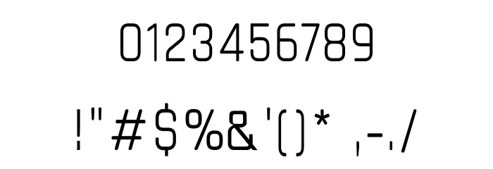 Chathura-Regular Font OTHER CHARS