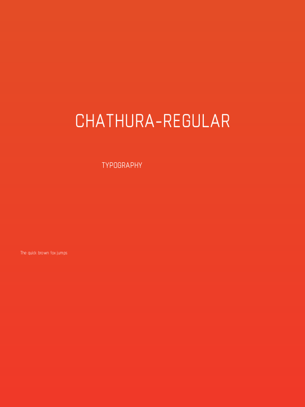 Chathura-Regular Poster