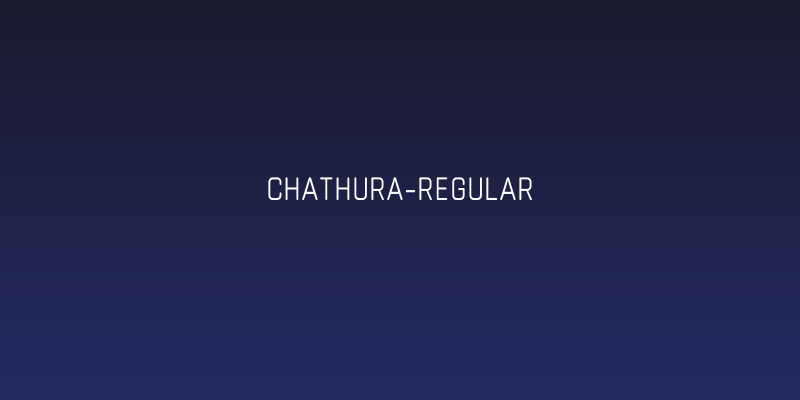 Chathura-Regular Social Header