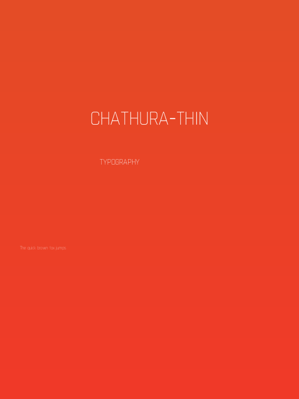 Chathura-Thin Poster