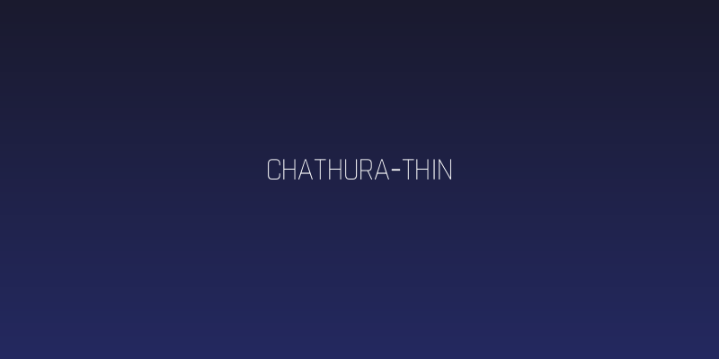 Chathura-Thin Social Header