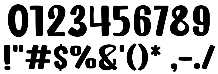 Chatkids Font OTHER CHARS