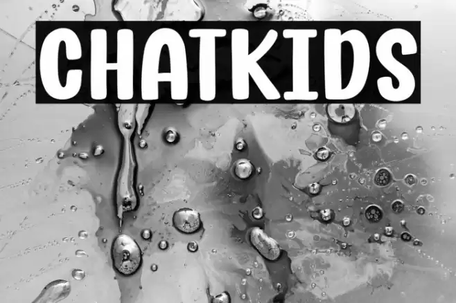 Chatkids Font examples