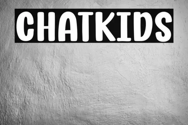 Chatkids Font examples