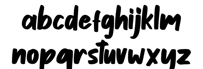 Chatsile Font LOWERCASE