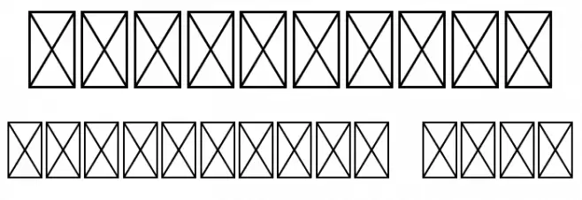 Chattagirie Bold Font OTHER CHARS