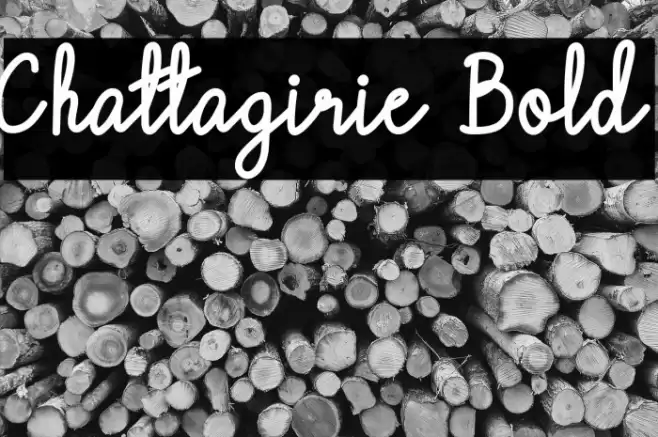 Chattagirie Bold Font examples