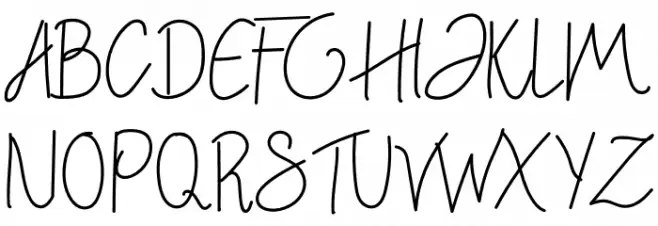 ChattagirieFree Bold 字体 大写