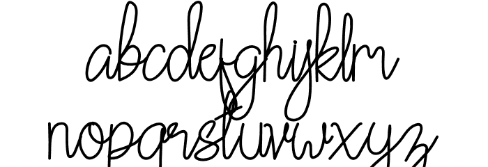 ChattagirieFree Bold Font LOWERCASE