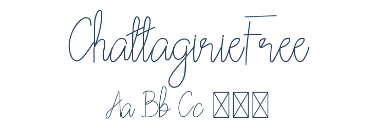 ChattagirieFree Font Preview