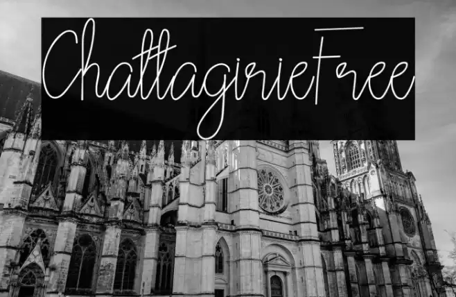 ChattagirieFree 字体 examples