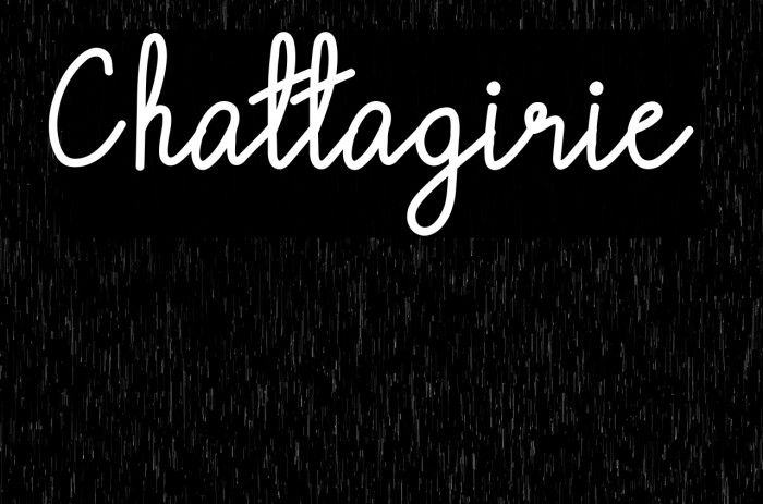 Chattagirie Font examples