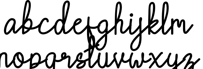 Chattagirie Font LOWERCASE