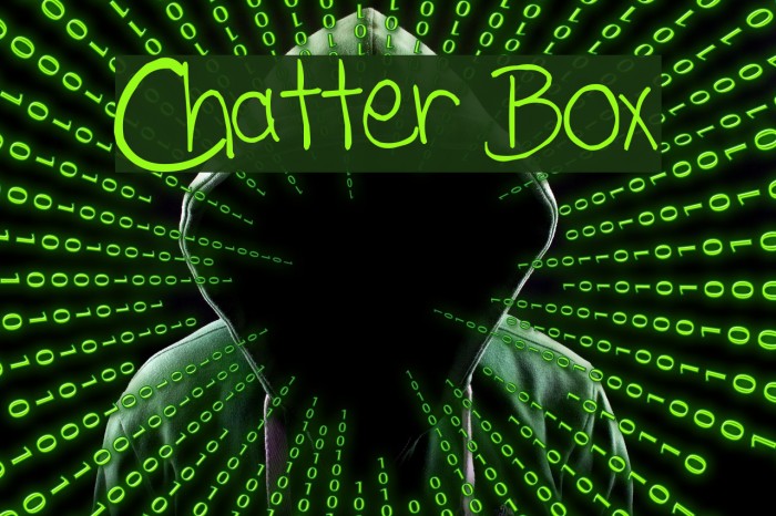 Chatter Box Font examples