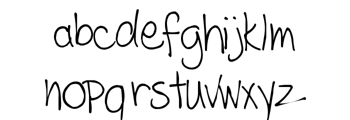 Chatter Box Font LOWERCASE