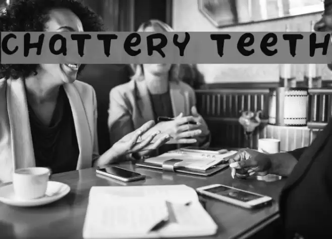 Chattery Teeth Font examples