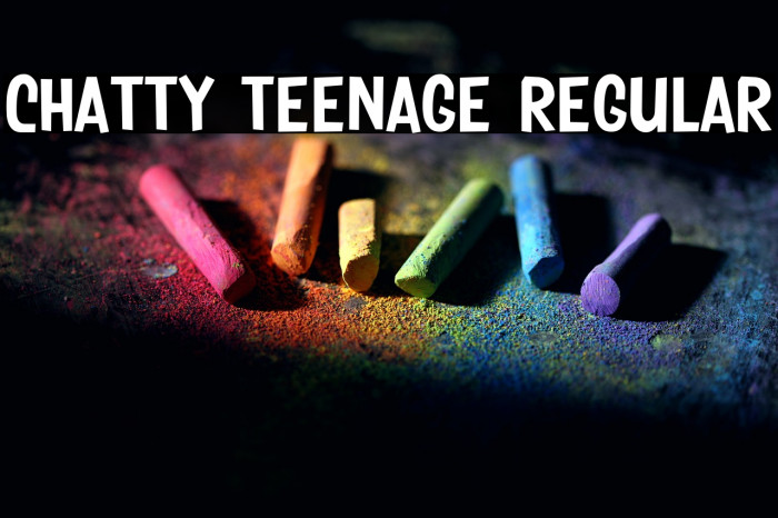 Chatty Teenage Regular Example 2