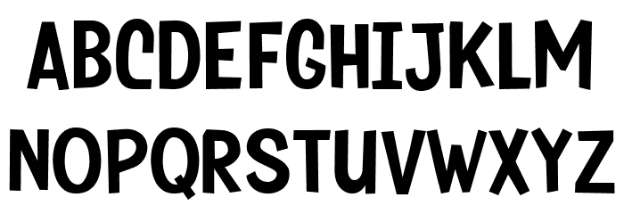 Chatty Teenage Regular Font LOWERCASE