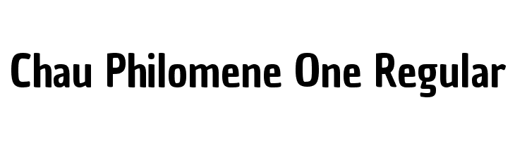 Chau Philomene One Regular  フリーフォントのダウンロード