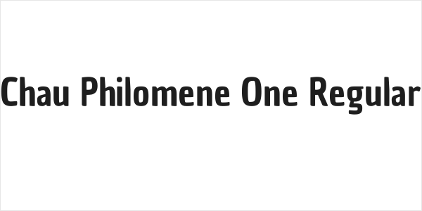 Chau Philomene One Regular Logo