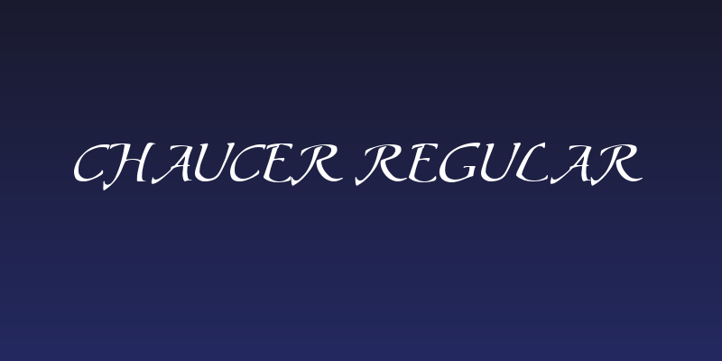 Chaucer Regular Social Header