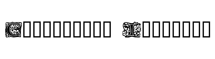Chaucerian Initials Font