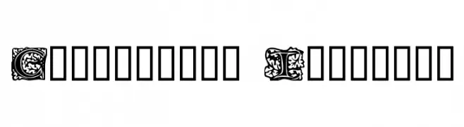 Chaucerian Initials  Frei Schriftart Herunterladen