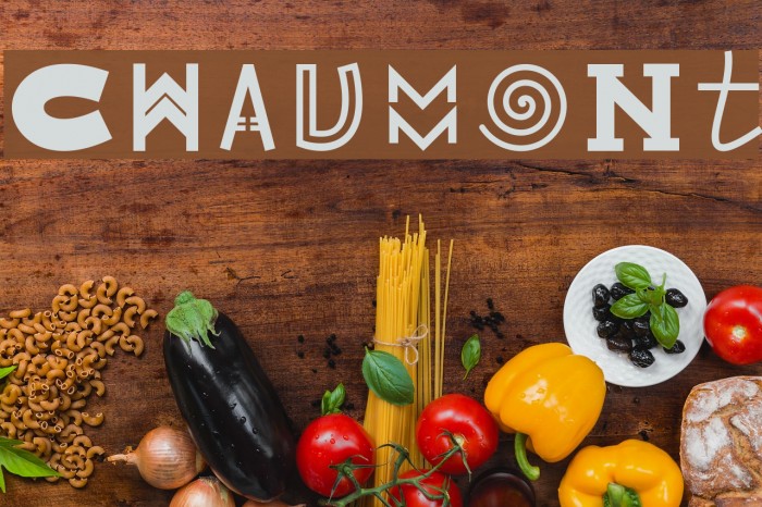 Chaumont Font examples