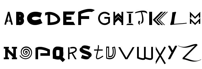 Chaumont Font LOWERCASE