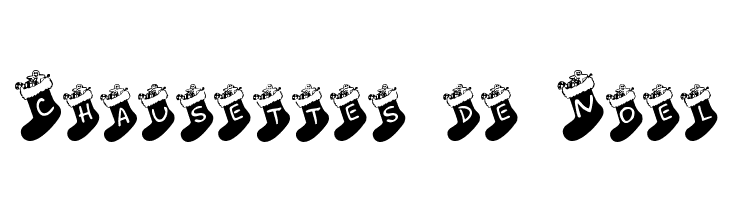 Chausettes de Noel Font
