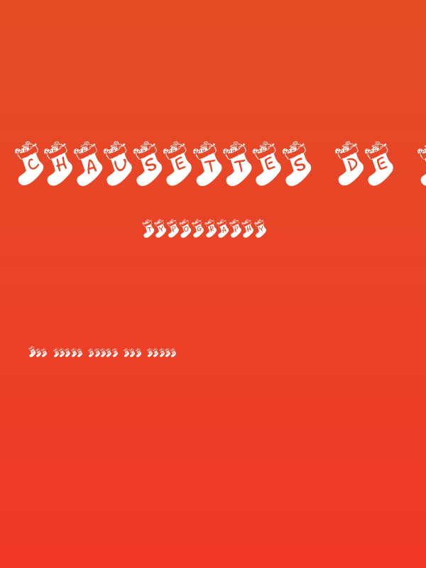 Chausettes de Noel Poster